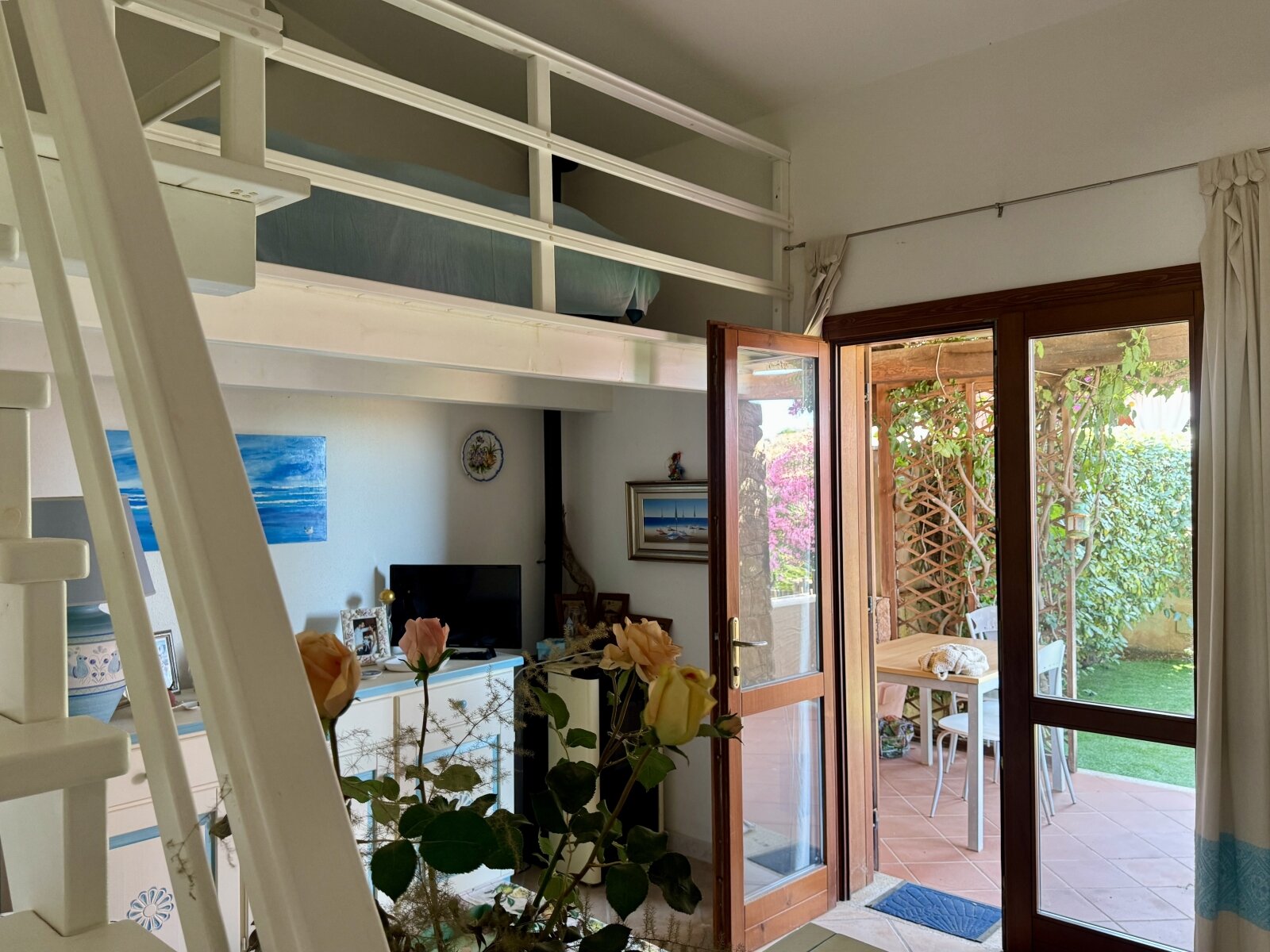 2-Zi.Ferienwhg. mit Garten, Meerblick, Rena Majore