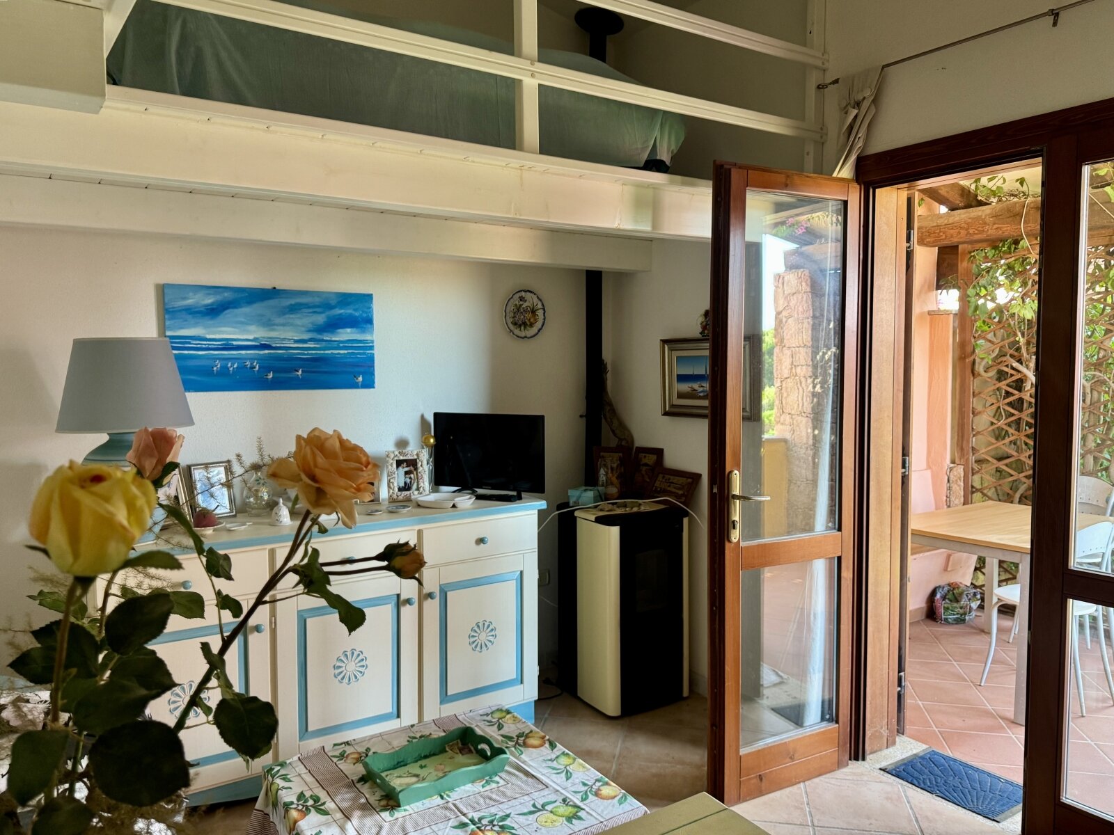 2-Zi.Ferienwhg. mit Garten, Meerblick, Rena Majore