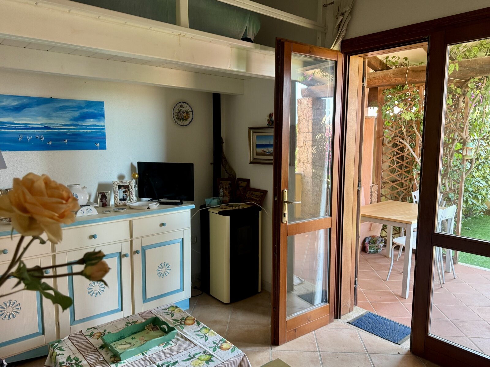 2-Zi.Ferienwhg. mit Garten, Meerblick, Rena Majore