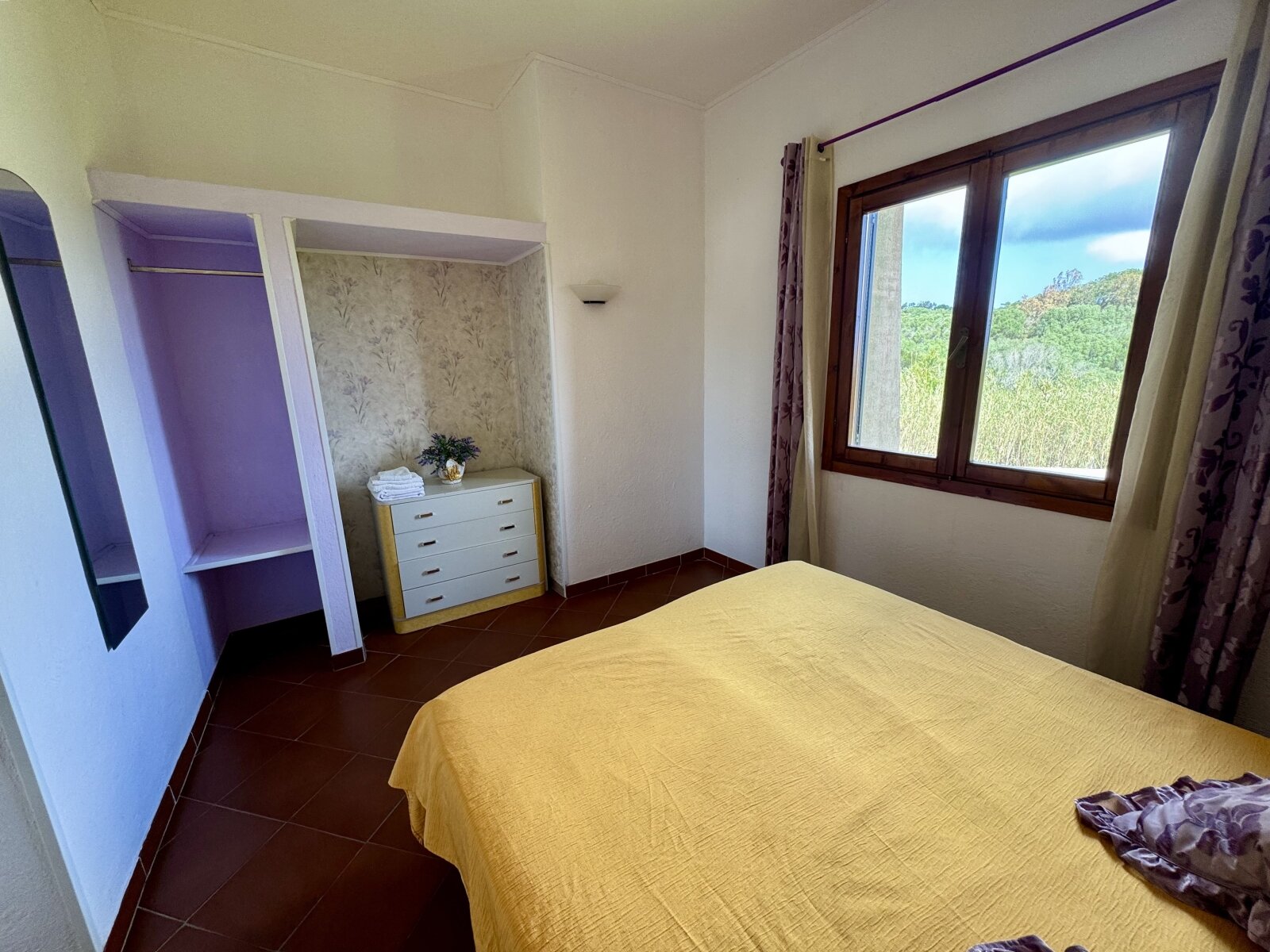 3 Zi.-Ferienwohnung in Porto Pozzo, ruhig, Meerblick