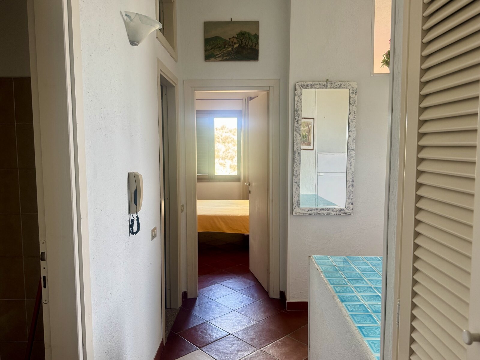 3 Zi.-Ferienwohnung in Porto Pozzo, ruhig, Meerblick