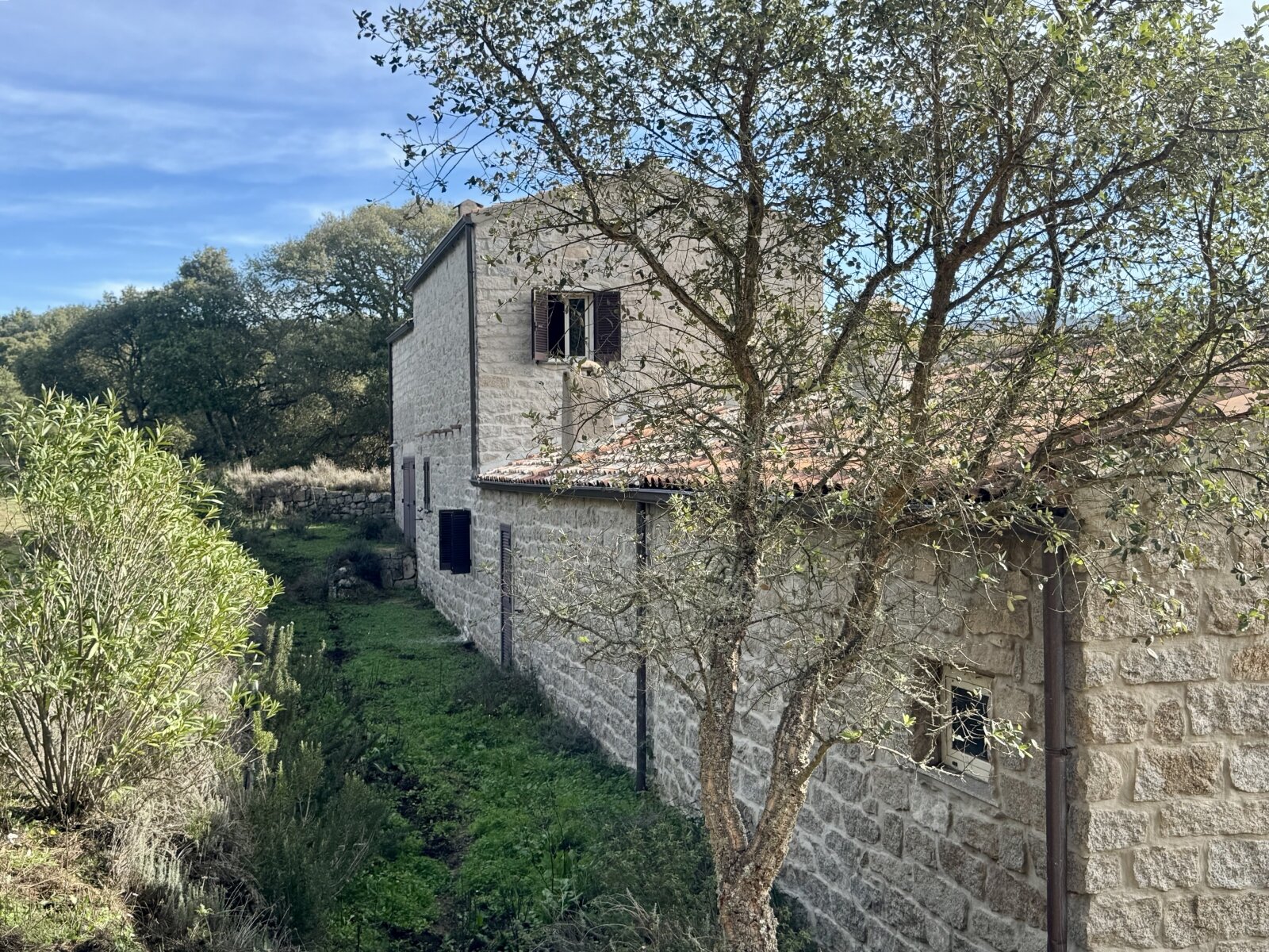 Rückseite, großes Stazzo bei Tempio Rückseite, großes Stazzo bei Tempio