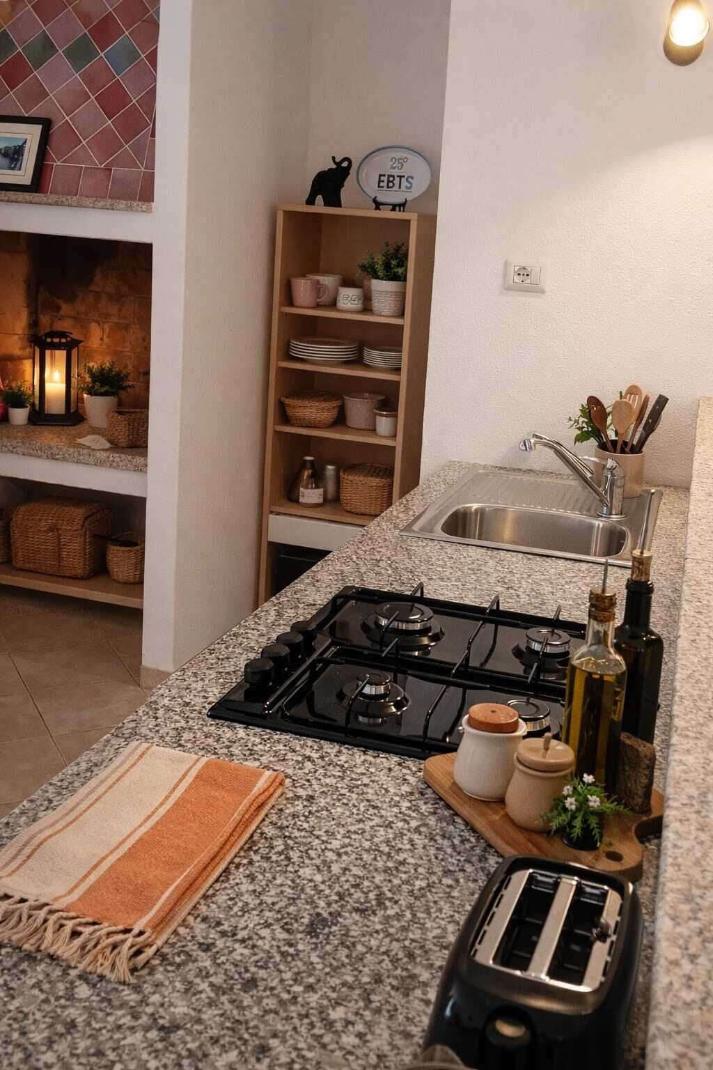 Küche im Gästehaus