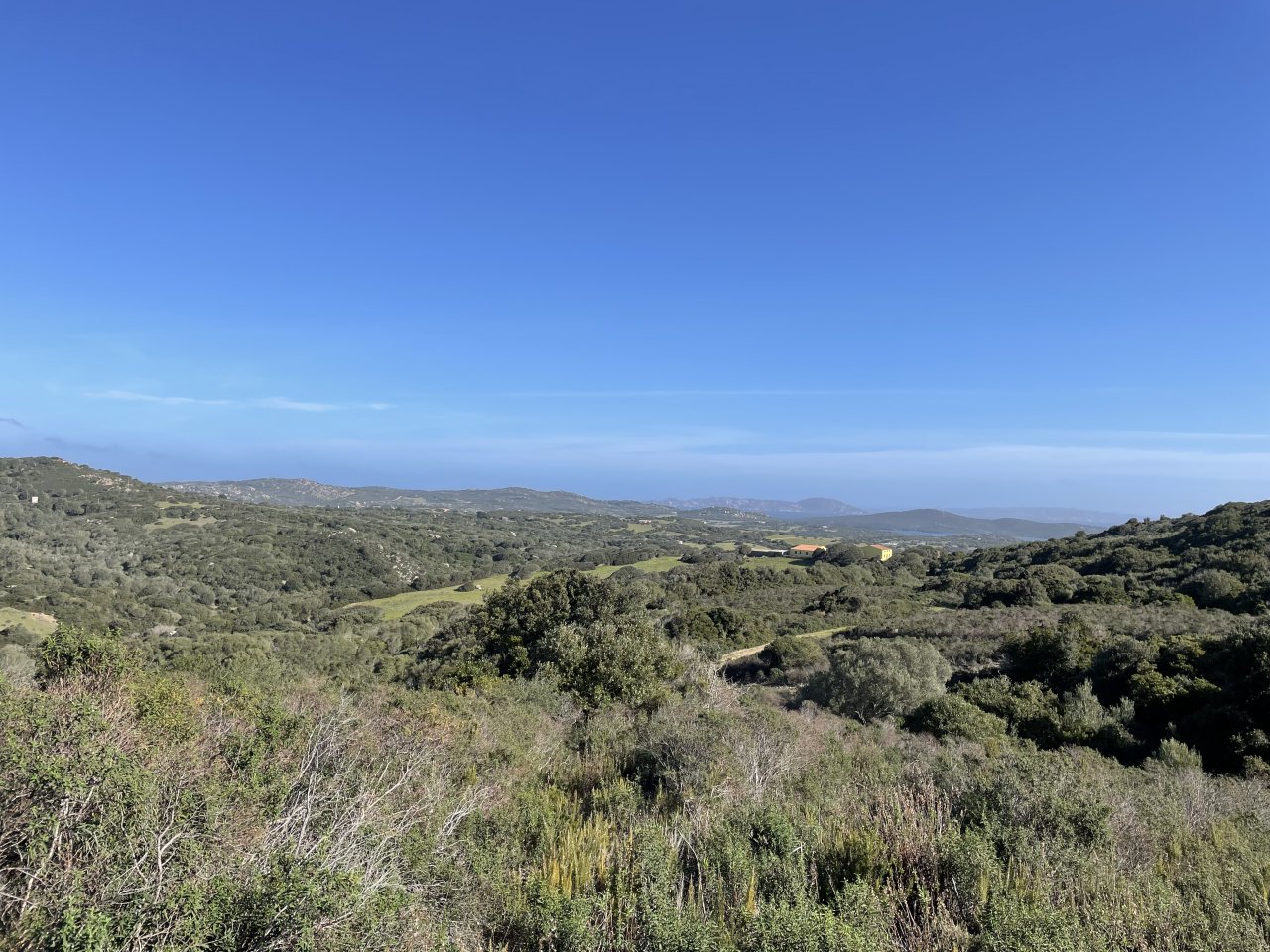 Grundstück Val di Mela mit Meerblick