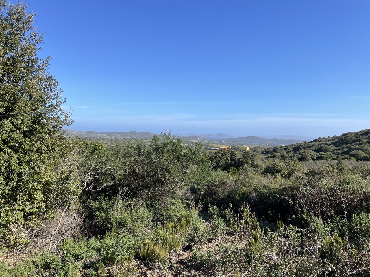 Grundstück Val di Mela mit Meerblick