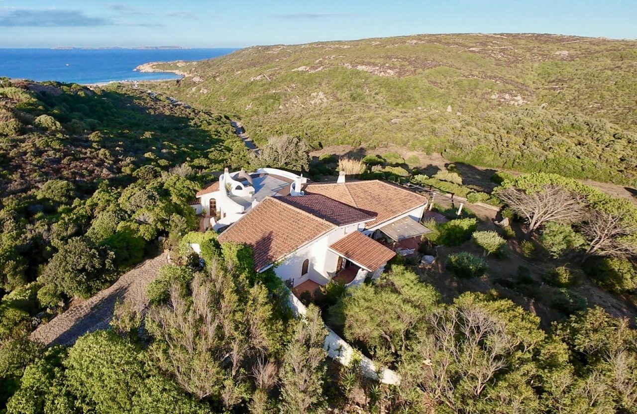 Exclusive coastal residence: Mediterranean country house with breathtaking sea view panorama and secluded natural setting