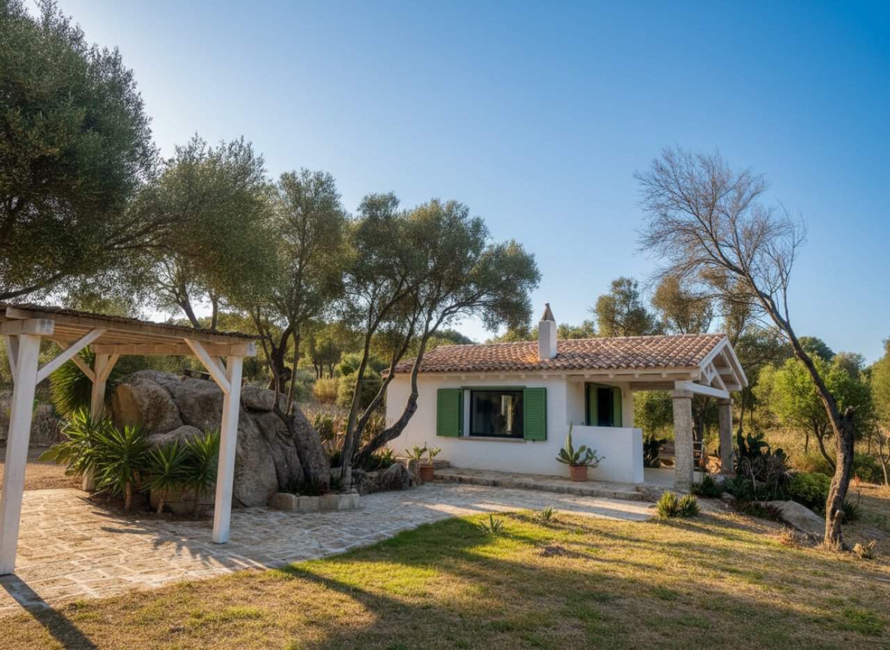 Gästehaus mit Pergola