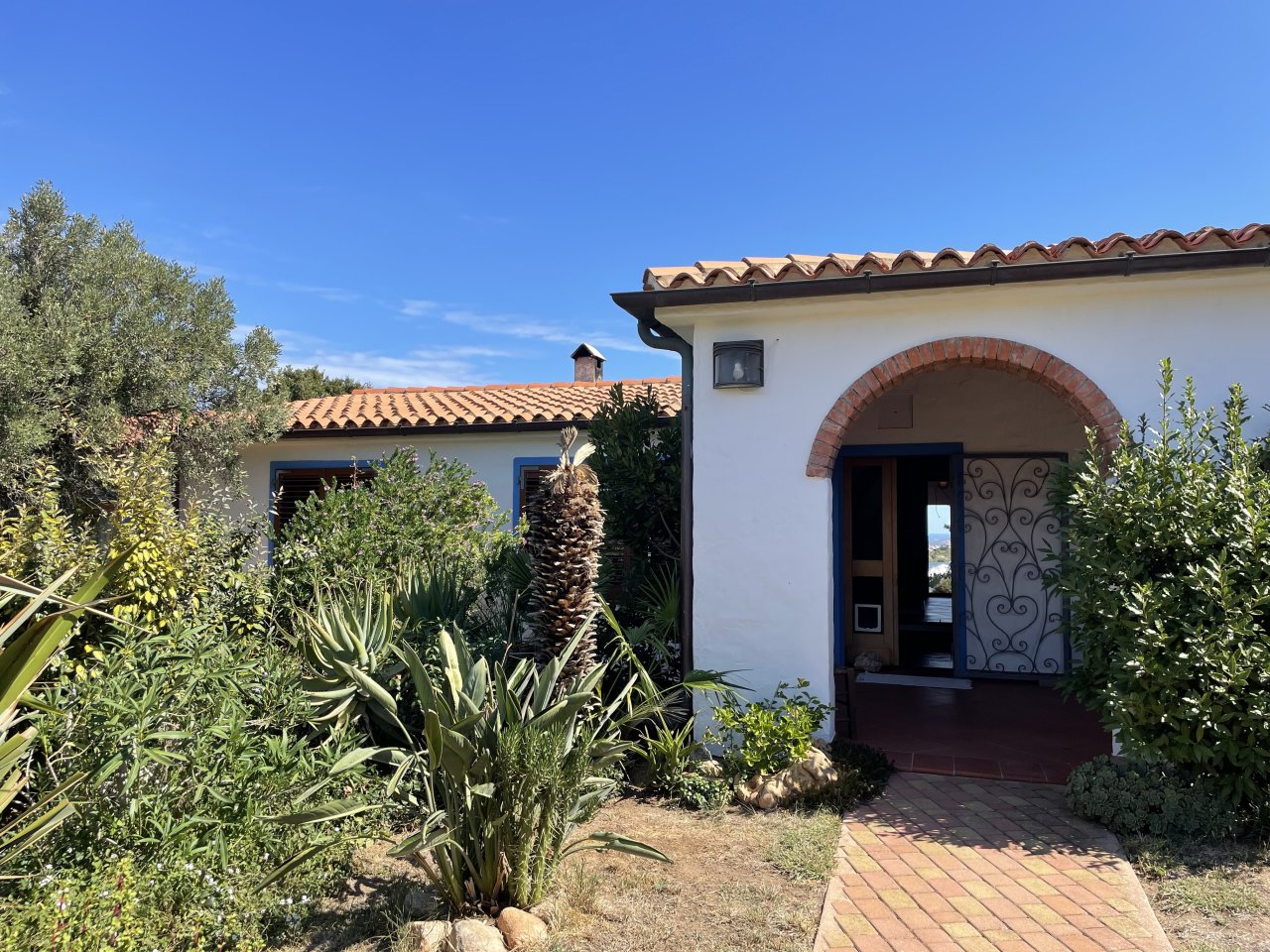 Oasi mediterranea di benessere con ingresso affascinante e piantumazioni naturali Oasi mediterranea di benessere con ingresso affascinante e piantumazioni naturali